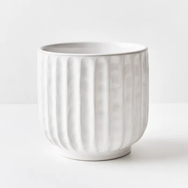 Clovelly Pot 15cm / White