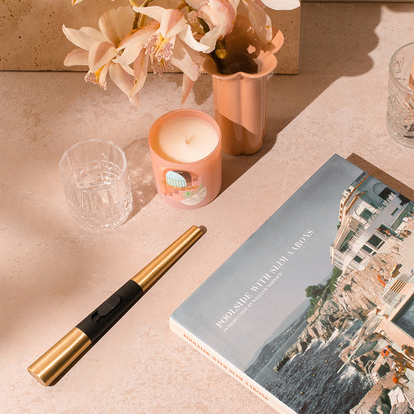 Rechargeable Lighter Gold Home Goods Hardware