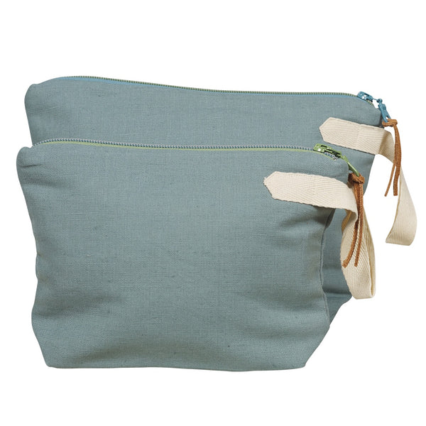 Makeup Bag, Cornflower