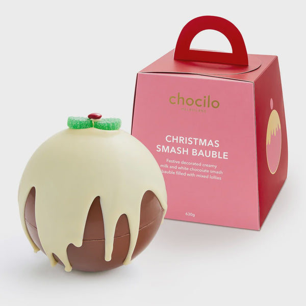 Plum Pudding Chocolate Smash Cake w Lollies / 630g