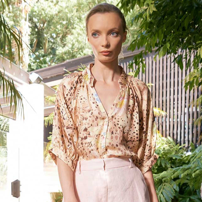 Taylor Blouse / Cheetah
