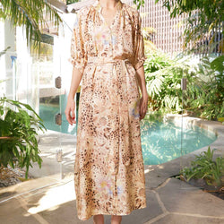 Taylor Ankle Dress / Cheetah