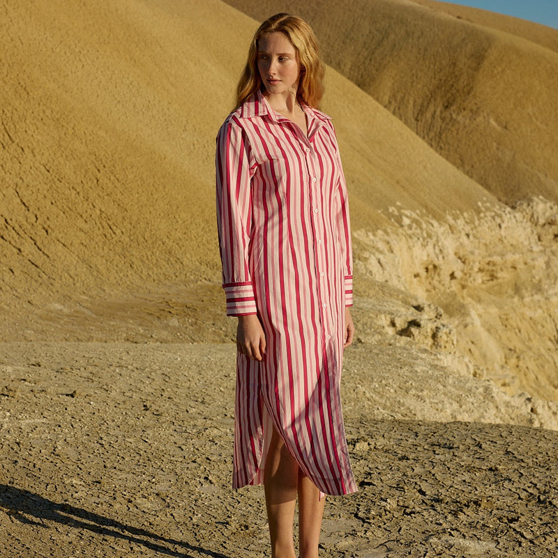 Finn Dress / Orchid Stripe