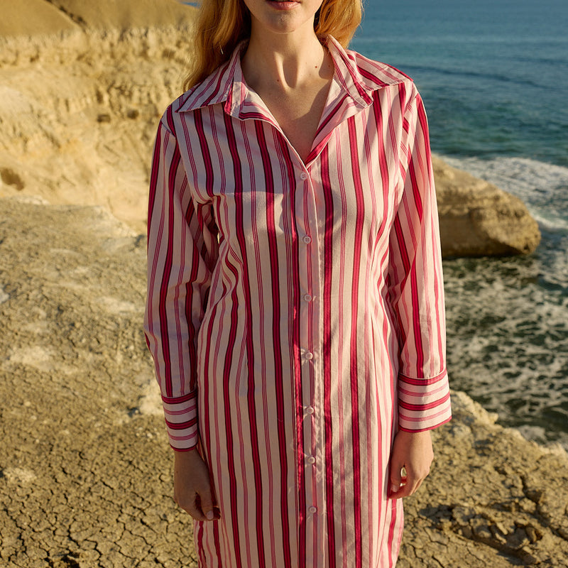 Finn Dress / Orchid Stripe