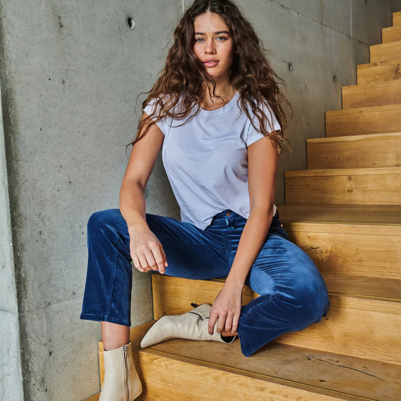 Rose Cord Jean / Imperial Blue