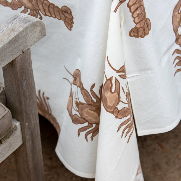 Big Lobster Tablecloth / White + Coco