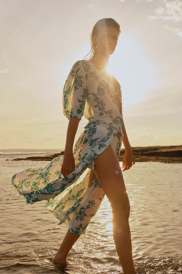 Anyeta Dress / Pomegranate Jade