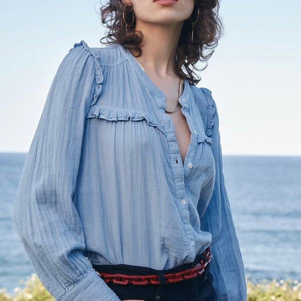 Isabella Blouse / Blue