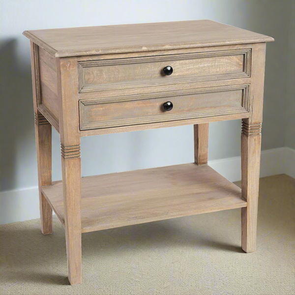 Maine 2 Drawer Bedside
