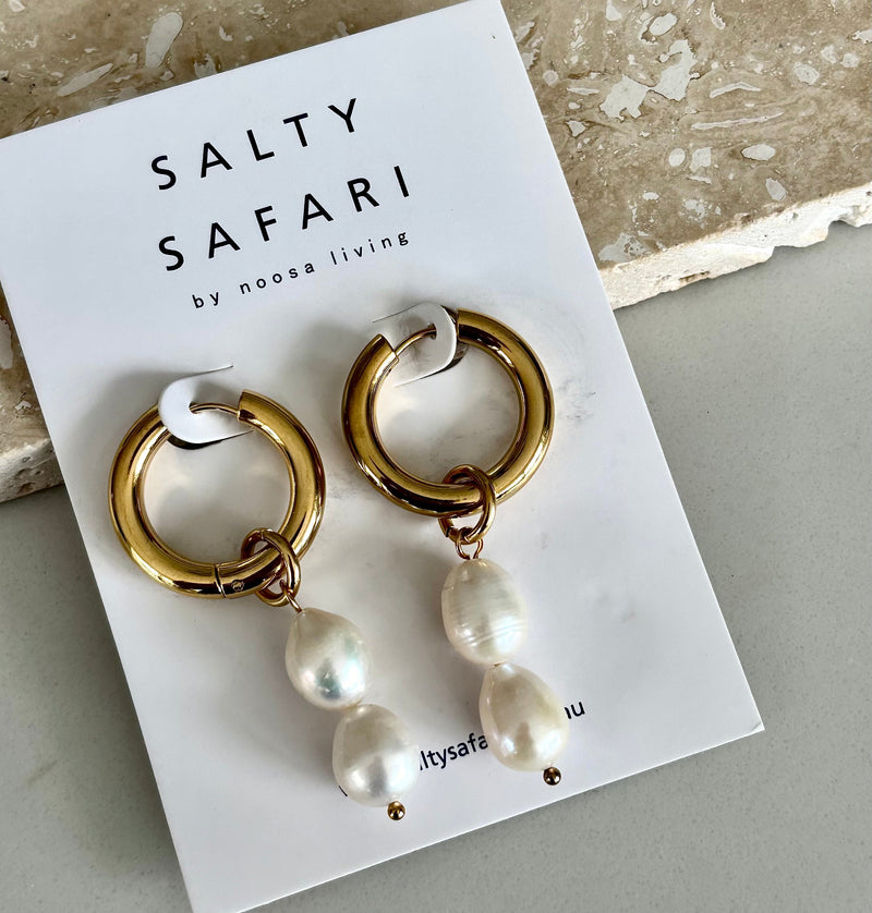 Faith Hoop Earrings