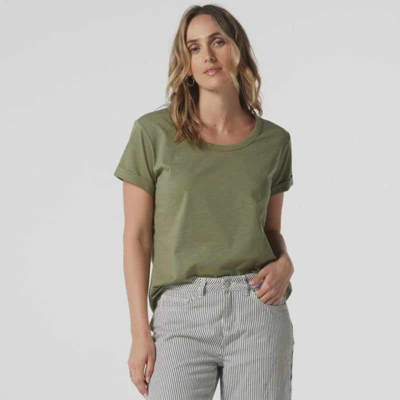 Crew Neck Tee / Sage