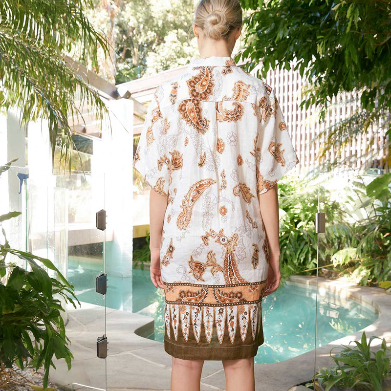 Lucia Woodstock Dress / Chestnut