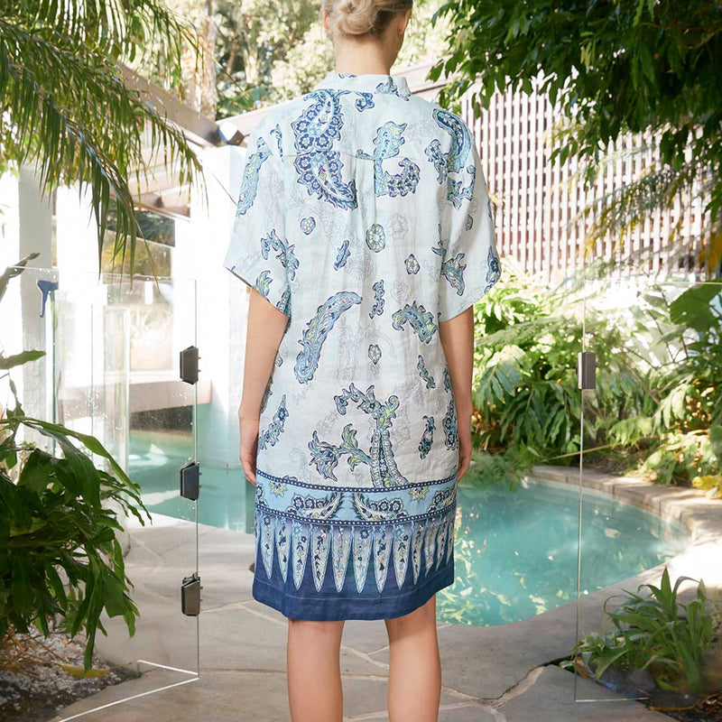 Lucia Woodstock Dress / Ocean