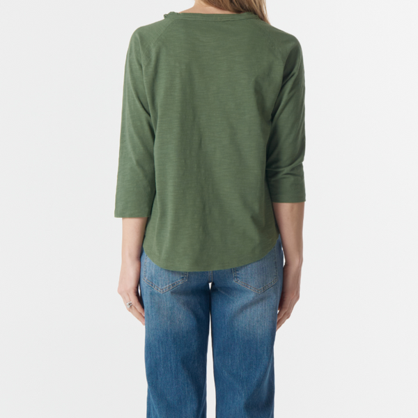3/4 Raglan Sleeve Tee / Fairway Green