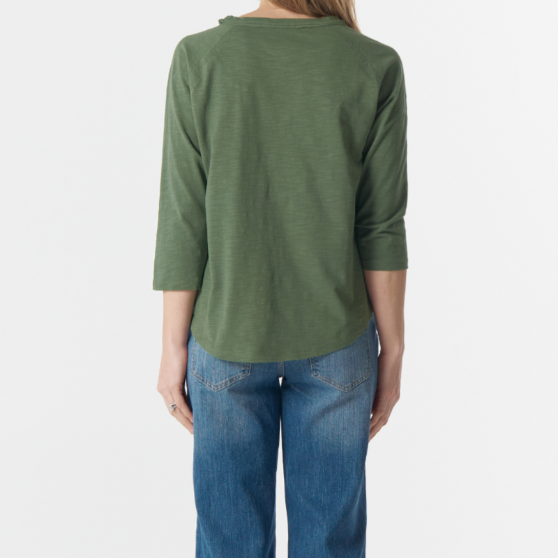 3/4 Raglan Sleeve Tee / Fairway Green