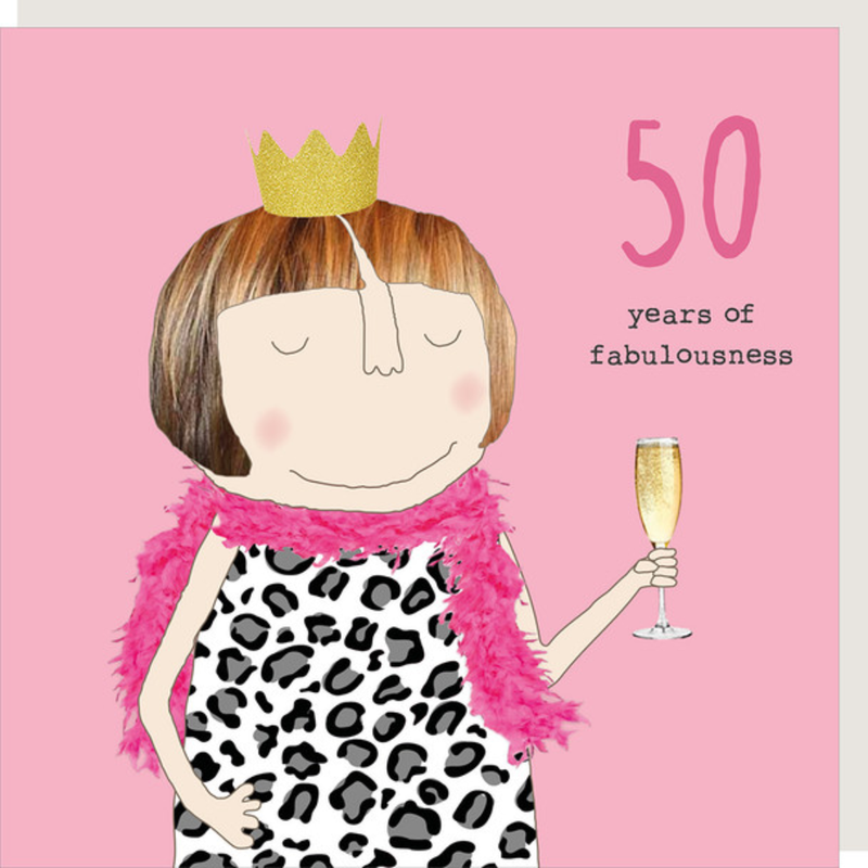 HB 50th Fabulousness Card