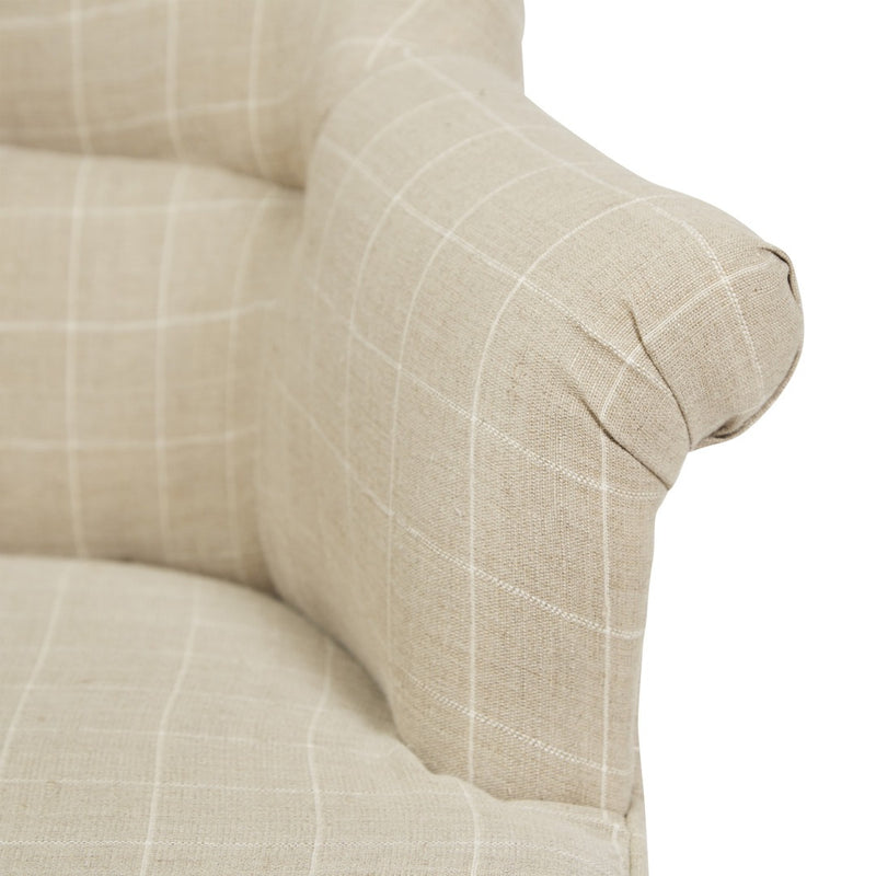 Halston Slipper Chair / Natural