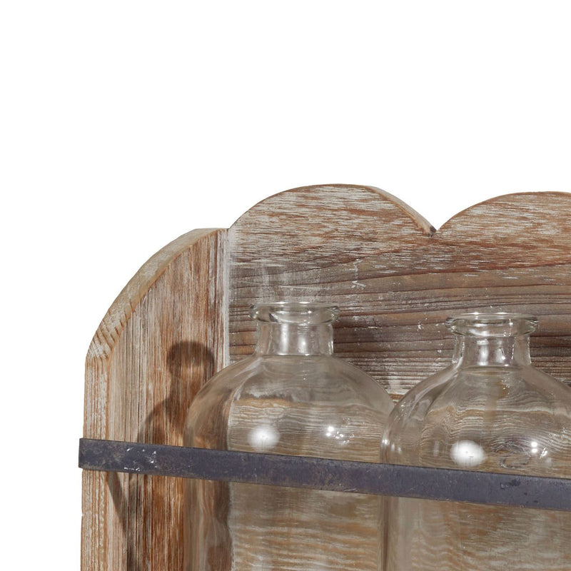 Bottles in Scalloped Stand