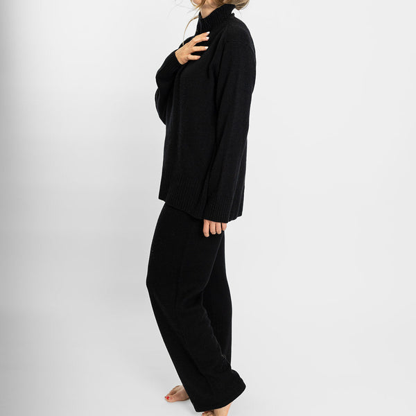 Wide Leg Pant / Black