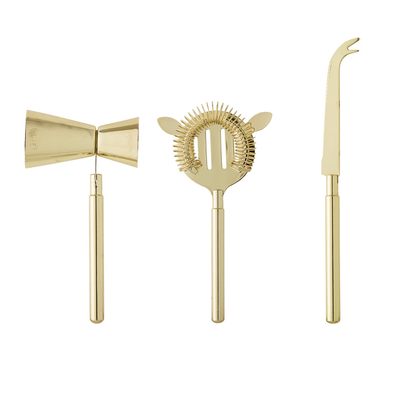 Cocktail Bar Set / Gold