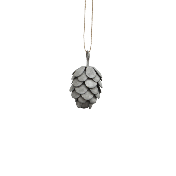 Hanging Short Pinecone / Ash Grey
