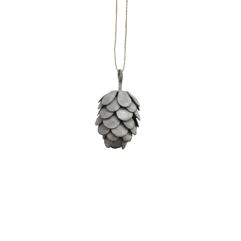 Hanging Short Pinecone / Ash Grey
