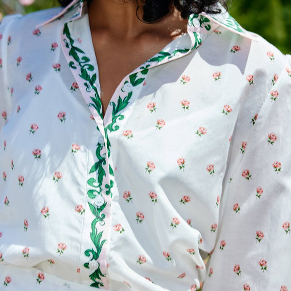 Vivian Blouse / Antique Rose