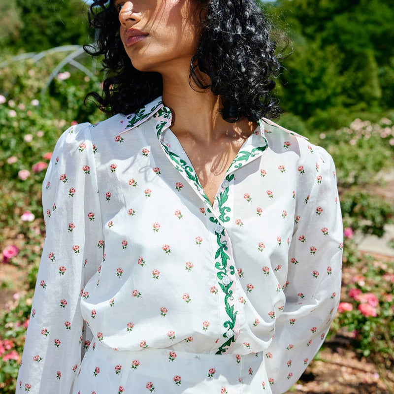 Vivian Blouse / Antique Rose
