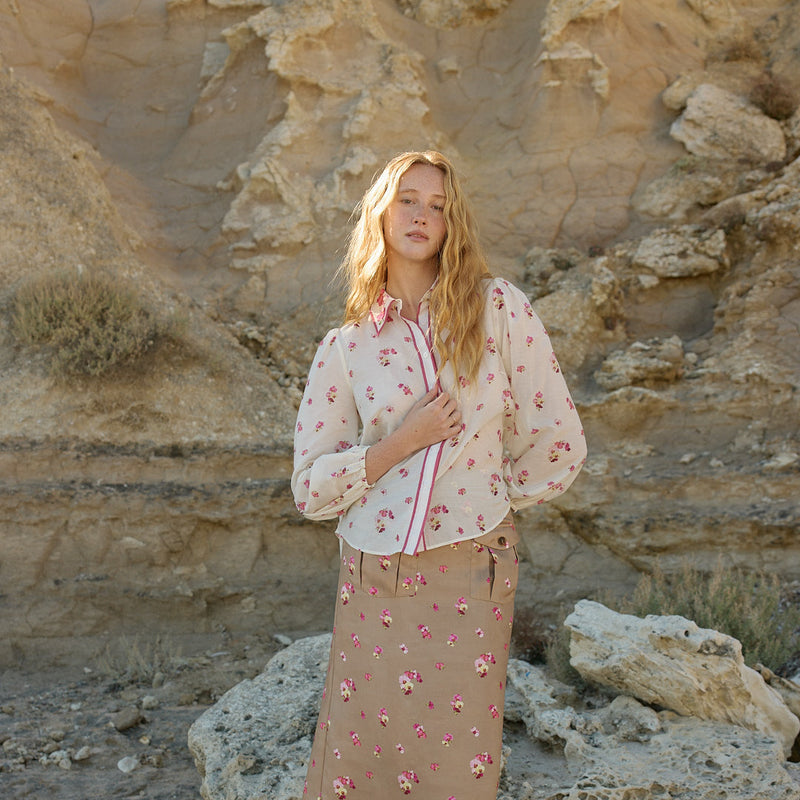 Vivian Blouse / Antique Phalae