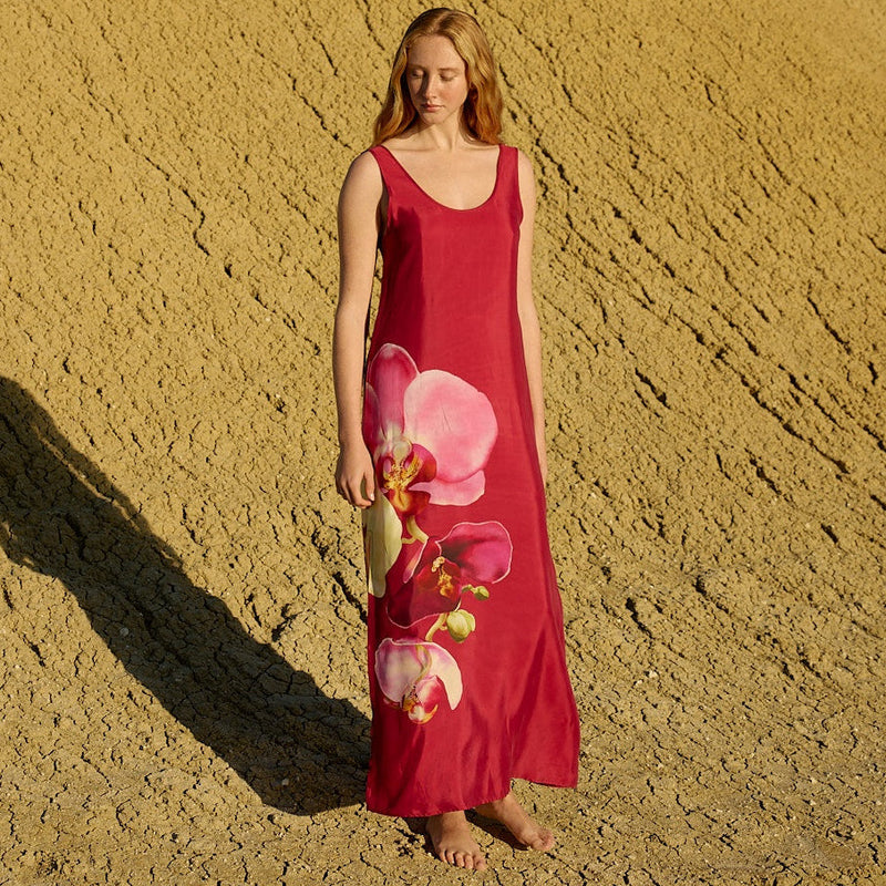 Poppy Dress / Redcurrant Phalae