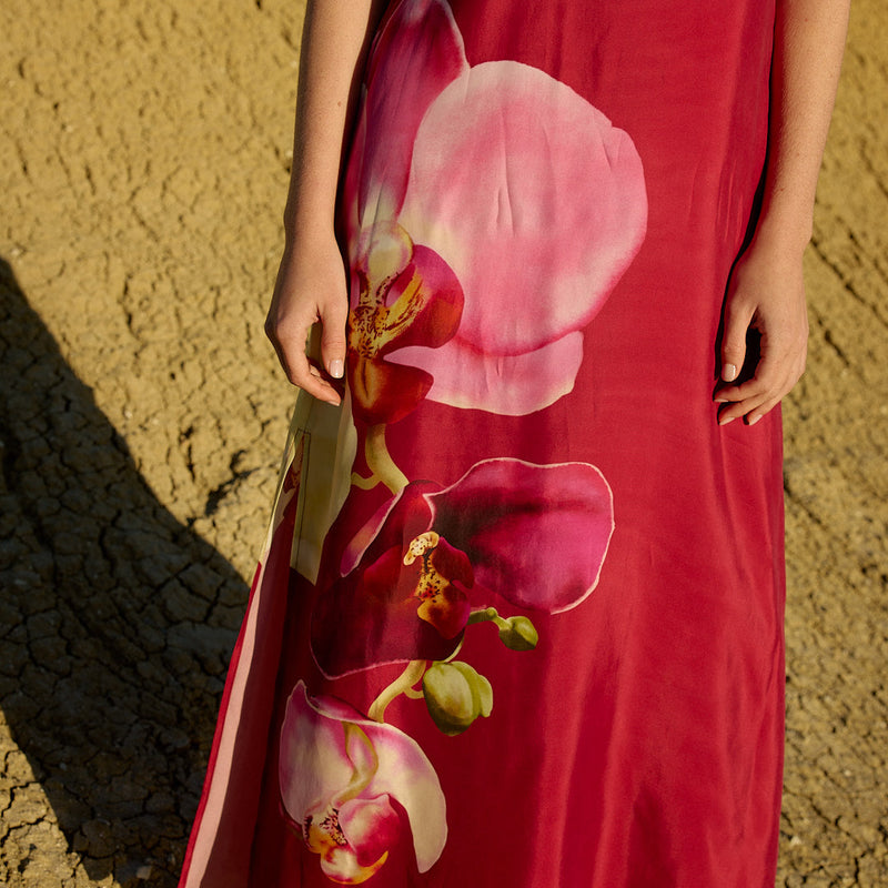 Poppy Dress / Redcurrant Phalae