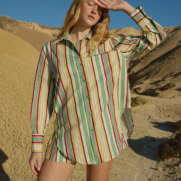 Buddy Shirt / Meadow Stripe