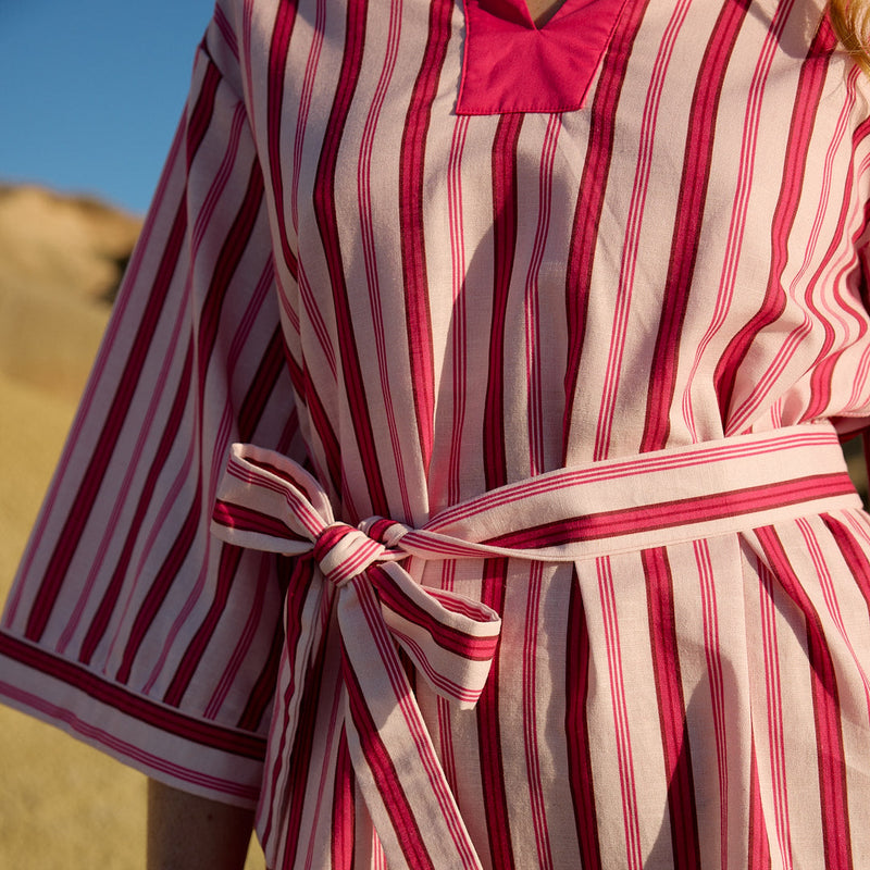 Bridget Mini Dress / Orchid Stripe