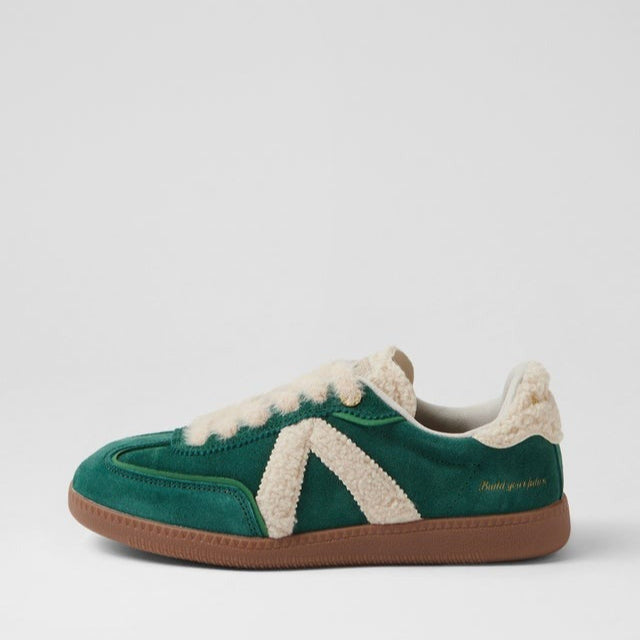 Elite Classic Sneaker / Green + Cream
