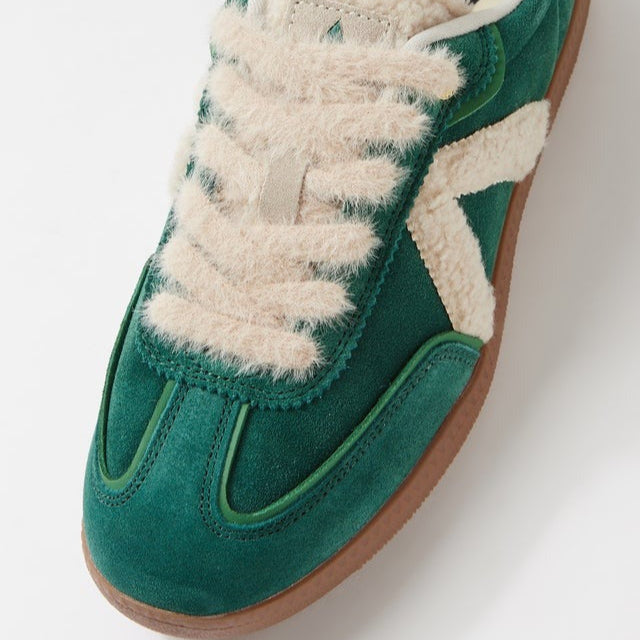 Elite Classic Sneaker / Green + Cream
