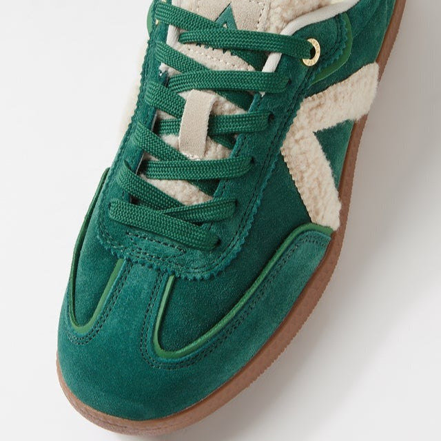 Elite Classic Sneaker / Green + Cream