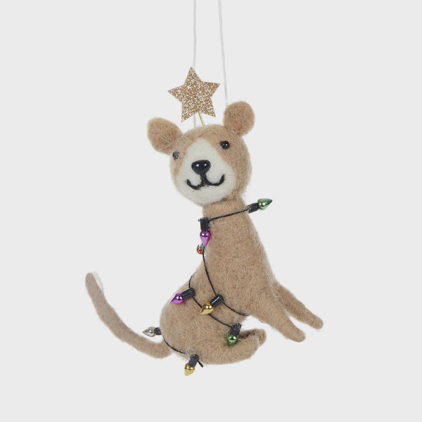 Wool Cat with Lights / Grey