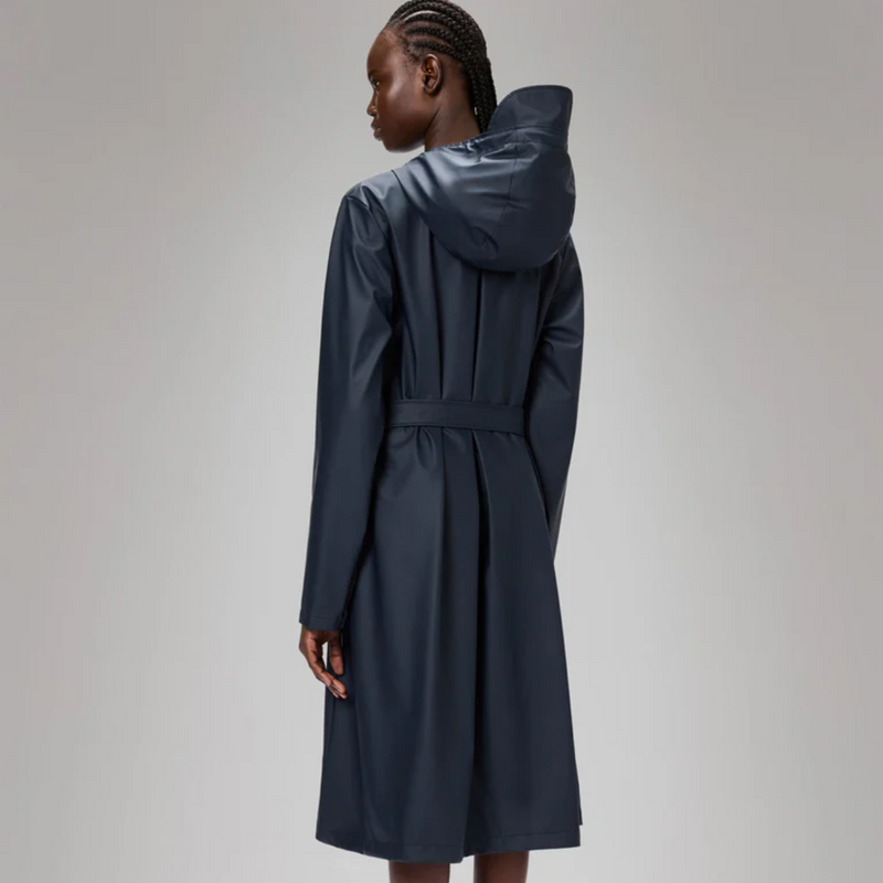 Rains A Line Longer Jacket / Navy