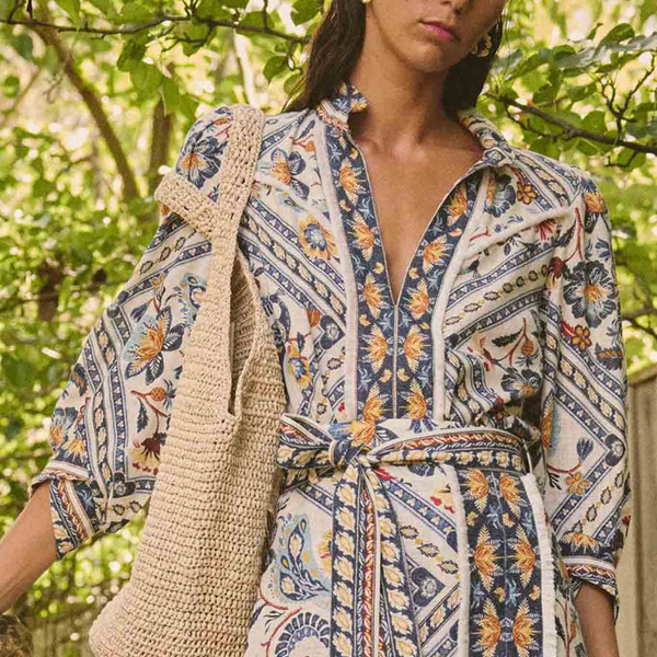 Alexis Contrast Trim Shirt / Petinos Floros