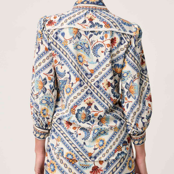 Alexis Contrast Trim Shirt / Petinos Floros