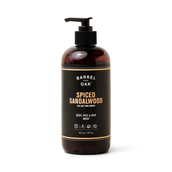 Hair, Face + Body Wash / Spiced Sandalwood