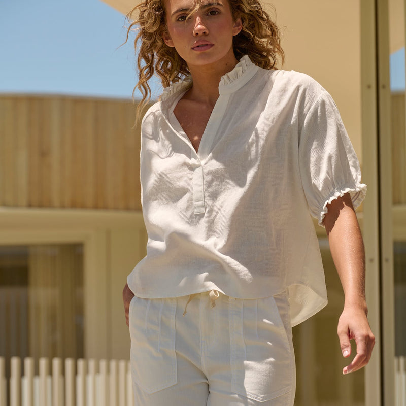 Amber Shirt / White