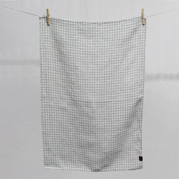 Ana Gingham Tea Towel / Linen
