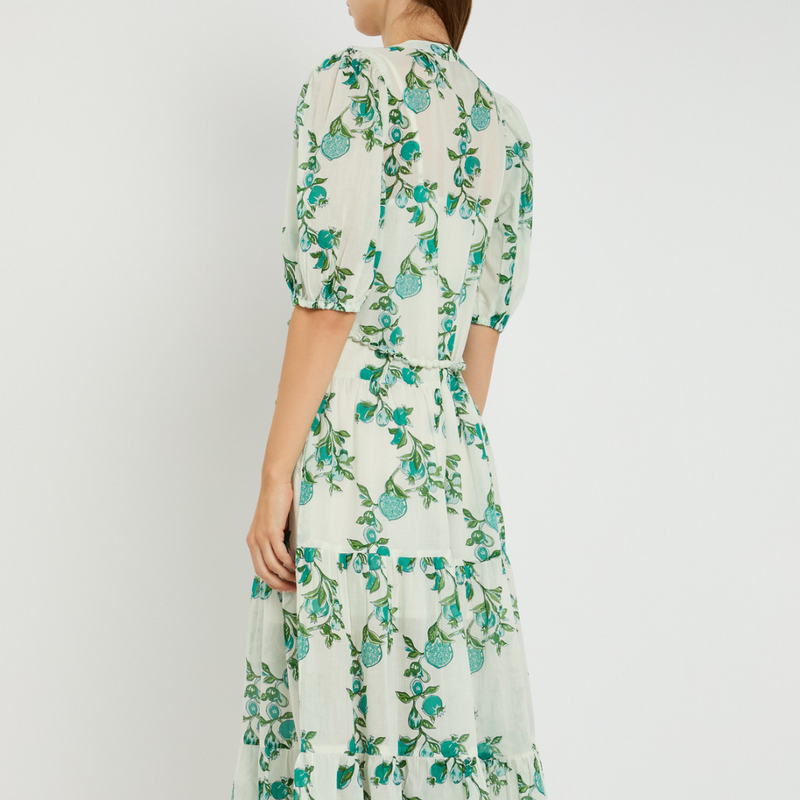 Anyeta Dress / Pomegranate Jade