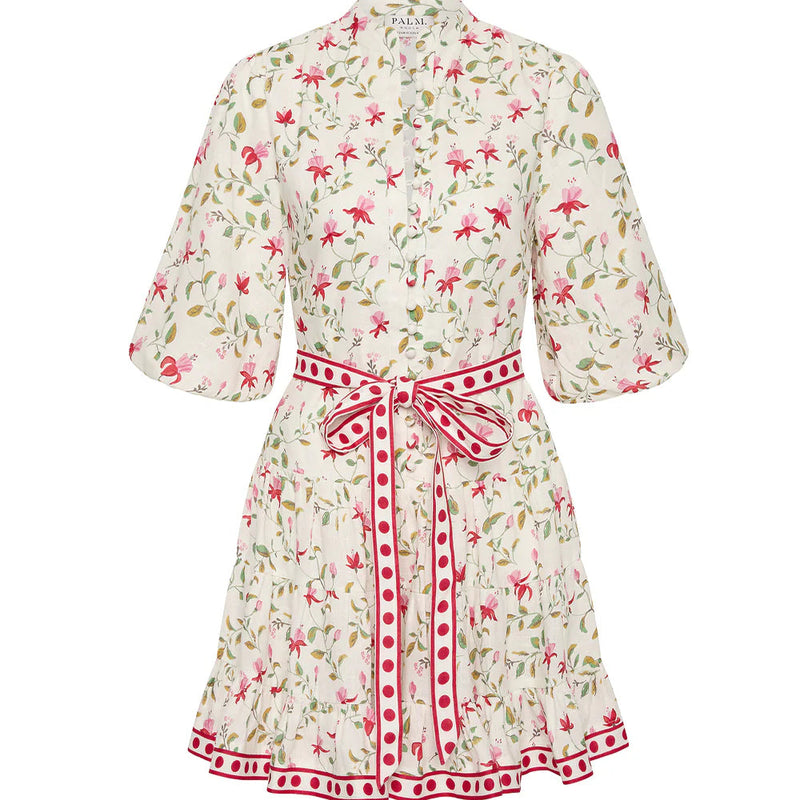 Ruba Mini Dress / Pink Petals