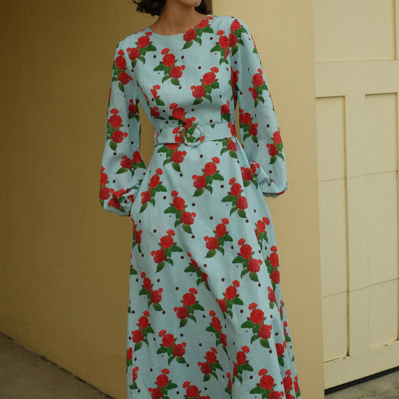 Melrose Dress / Sky Garden