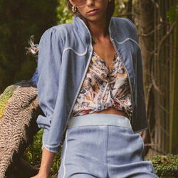 Aurora Reversible Jacket / Petinos Floros + Blue Ash