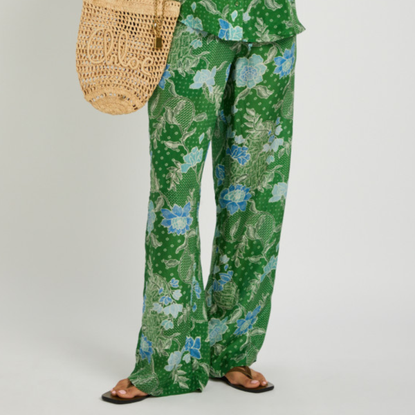 Azra Pant / Bloom Jungle Green