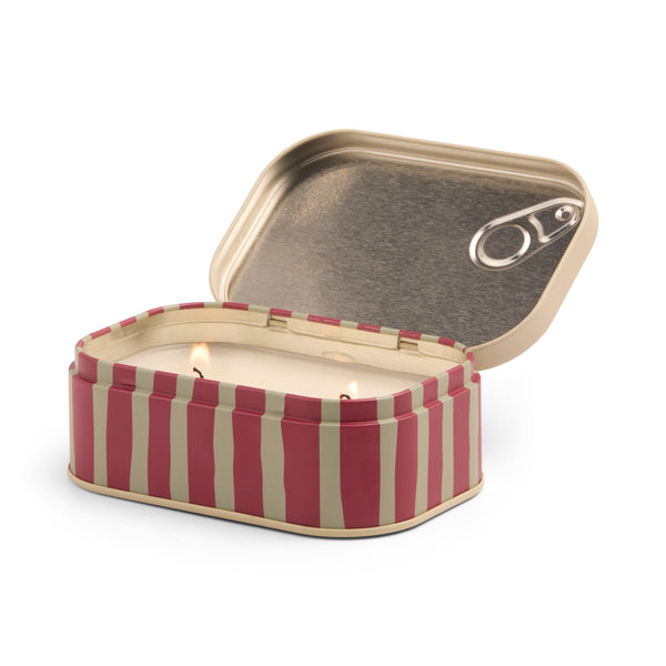 Bistro Print Tin Candle / Meyer Lemon