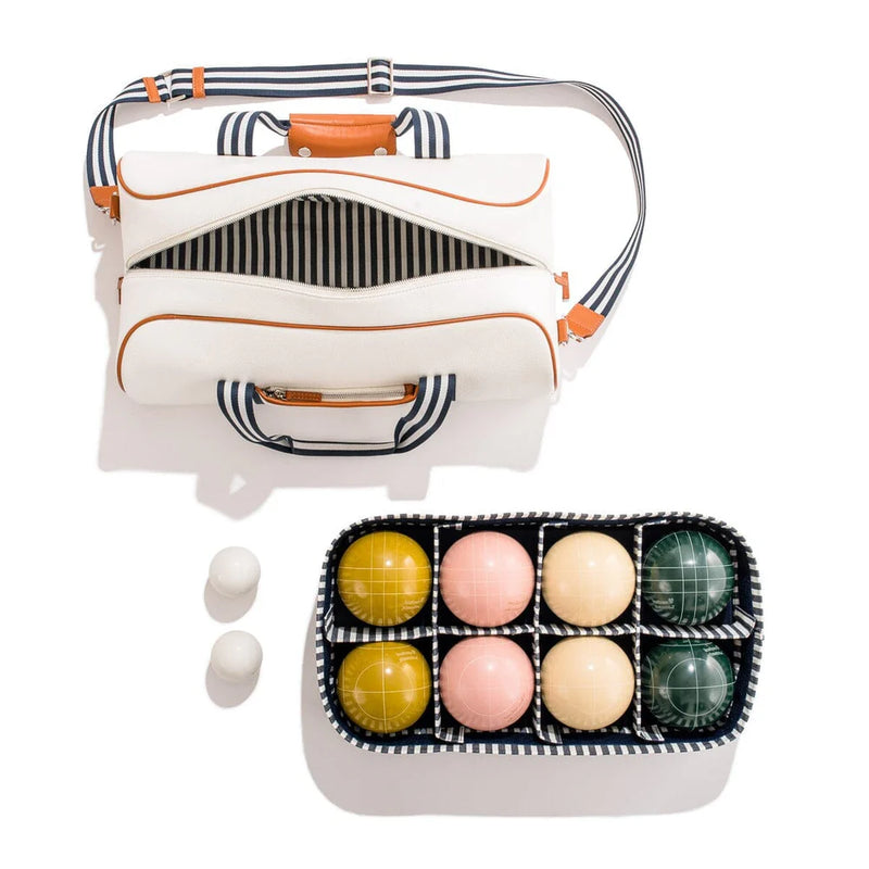 Bocce Ball Set / Antique White